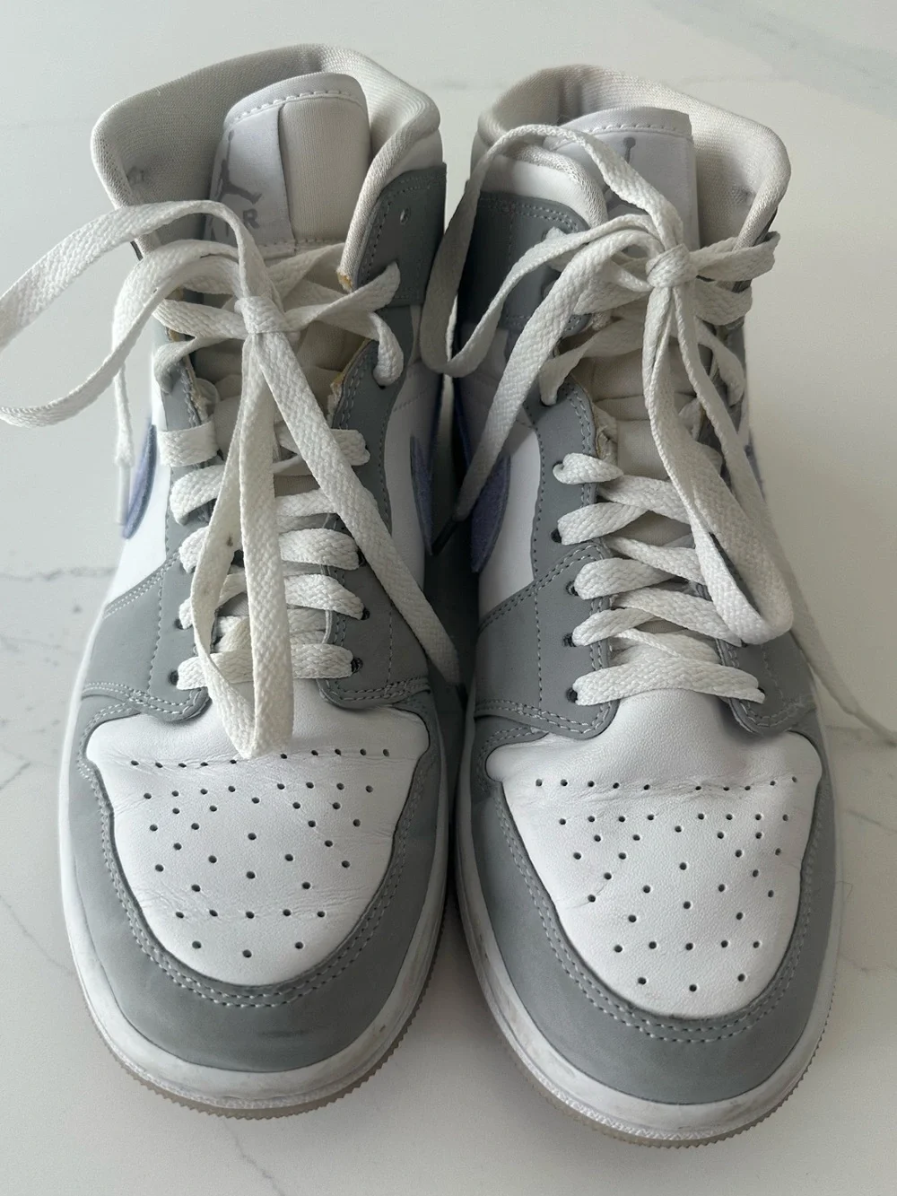 Nike Air Jordan Mid Wolf Grey Aluminum Women’s Size 8